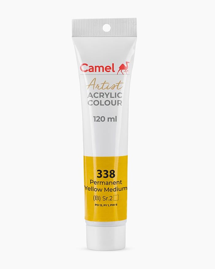 [DA ĐEN] Màu vẽ Acrylic Camel Artist 120ml Dạng Tuýp 120ml - Hãng Kokuyo Camlin