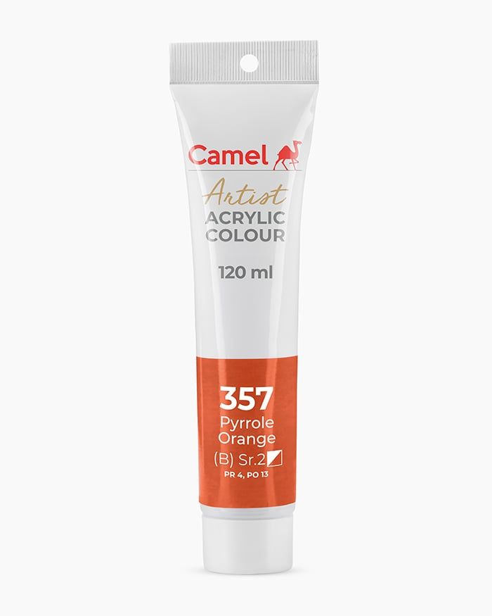[DA ĐEN] Màu vẽ Acrylic Camel Artist 120ml Dạng Tuýp 120ml - Hãng Kokuyo Camlin