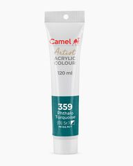 [DA ĐEN] Màu vẽ Acrylic Camel Artist 120ml Dạng Tuýp 120ml - Hãng Kokuyo Camlin