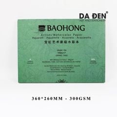 Sổ Vẽ Cao Cấp Baohong Artist's 300gsm 100% Cotton (Cold Press)