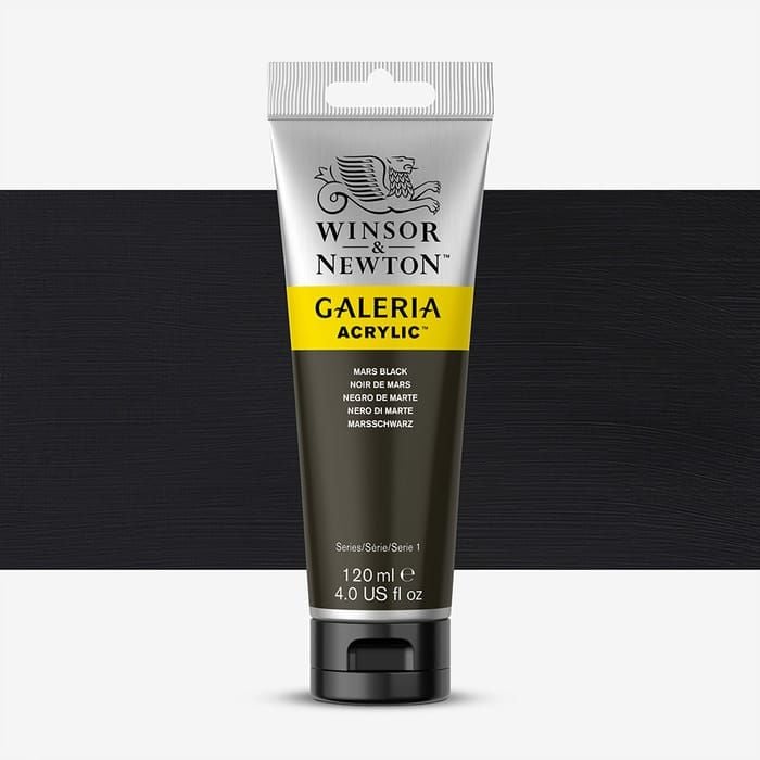 [DA ĐEN] Màu Acrylic Tuýp 120ml Hạng Họa Sĩ Galeria của hãng Winsor & Newton