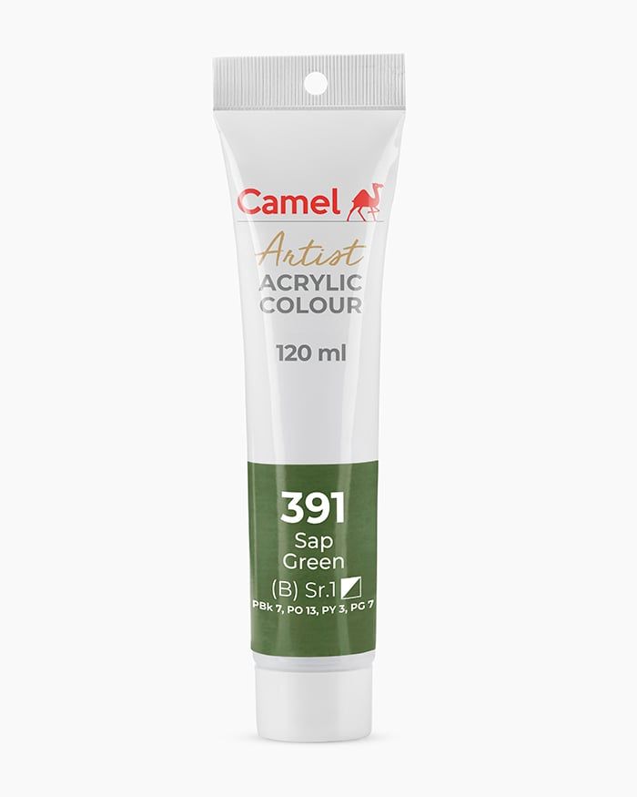 [DA ĐEN] Màu vẽ Acrylic Camel Artist 120ml Dạng Tuýp 120ml - Hãng Kokuyo Camlin