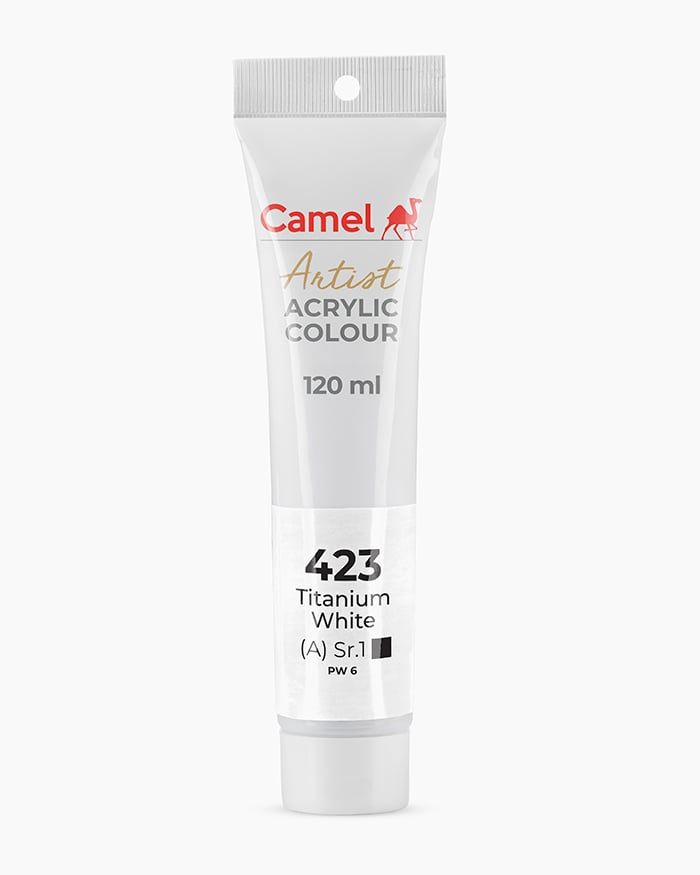 [DA ĐEN] Màu vẽ Acrylic Camel Artist 120ml Dạng Tuýp 120ml - Hãng Kokuyo Camlin