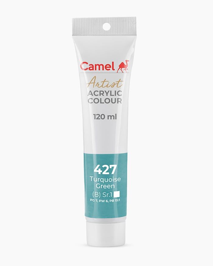 [DA ĐEN] Màu vẽ Acrylic Camel Artist 120ml Dạng Tuýp 120ml - Hãng Kokuyo Camlin
