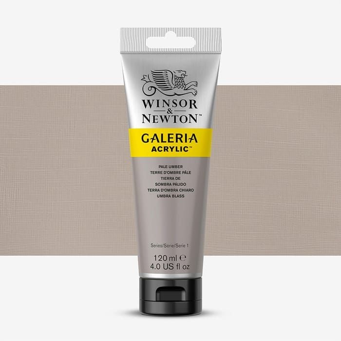 [DA ĐEN] Màu Acrylic Tuýp 120ml Hạng Họa Sĩ Galeria của hãng Winsor & Newton