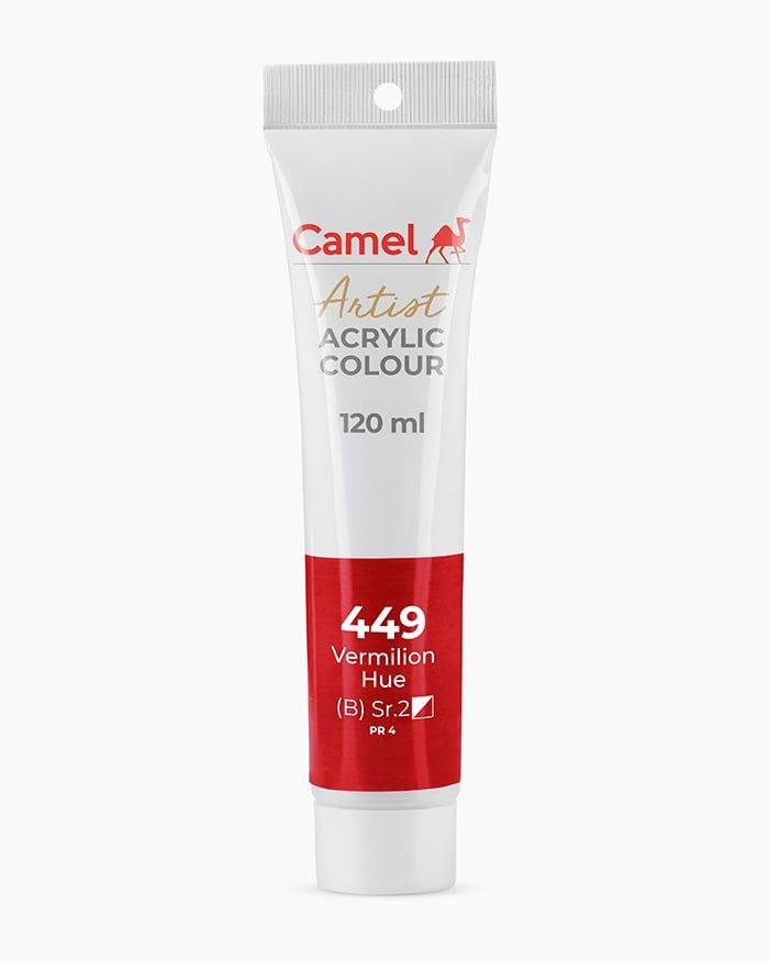 [DA ĐEN] Màu vẽ Acrylic Camel Artist 120ml Dạng Tuýp 120ml - Hãng Kokuyo Camlin