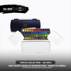 [DA ĐEN] Màu Nước Nén Mijello Mission Pan Watercolor - Dòng Gold Class và Triple Solid
