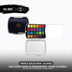 [DA ĐEN] Màu Nước Nén Mijello Mission Pan Watercolor - Dòng Gold Class và Triple Solid