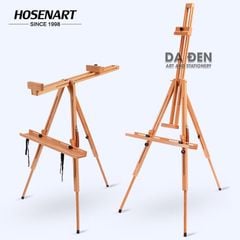 [DA ĐEN] Giá Vẽ Gỗ Sồi Tripod 3 Chân Hosenart (Mã SJ)