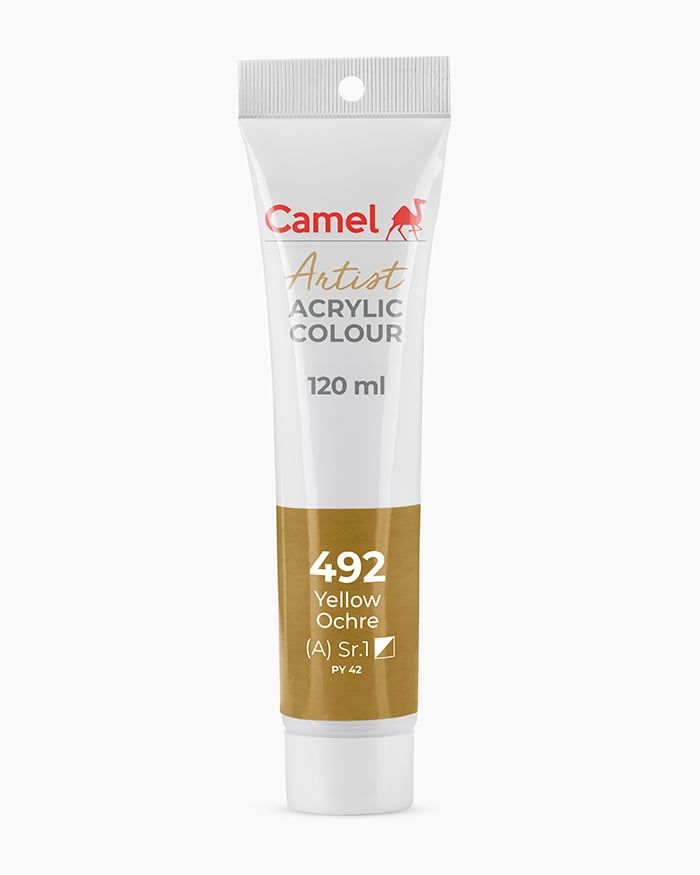 [DA ĐEN] Màu vẽ Acrylic Camel Artist 120ml Dạng Tuýp 120ml - Hãng Kokuyo Camlin