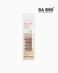 Cọ Vẽ Camel Synthetic Gold Brushes - Set 4 Cọ Tròn