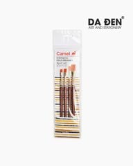 Cọ Vẽ Camel Synthetic Gold Brushes - Set 4 Cọ Vuông