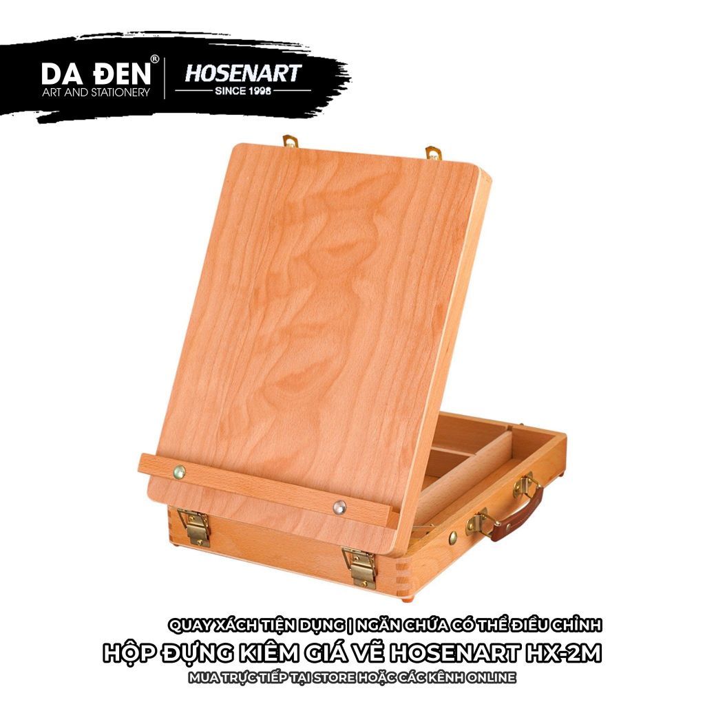 Hộp Đựng Dụng Cụ Vẽ Kiêm Giá Vẽ HosenArt HX-2MS