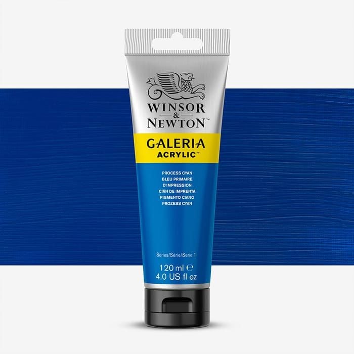 [DA ĐEN] Màu Acrylic Tuýp 120ml Hạng Họa Sĩ Galeria của hãng Winsor & Newton