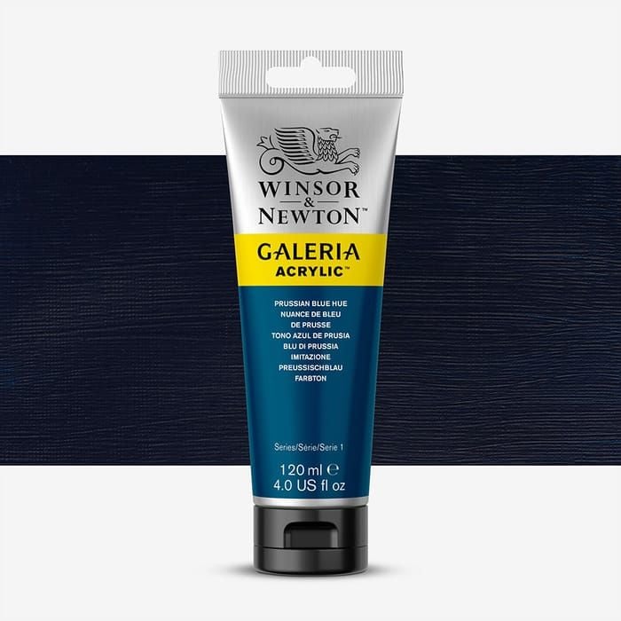 [DA ĐEN] Màu Acrylic Tuýp 120ml Hạng Họa Sĩ Galeria của hãng Winsor & Newton