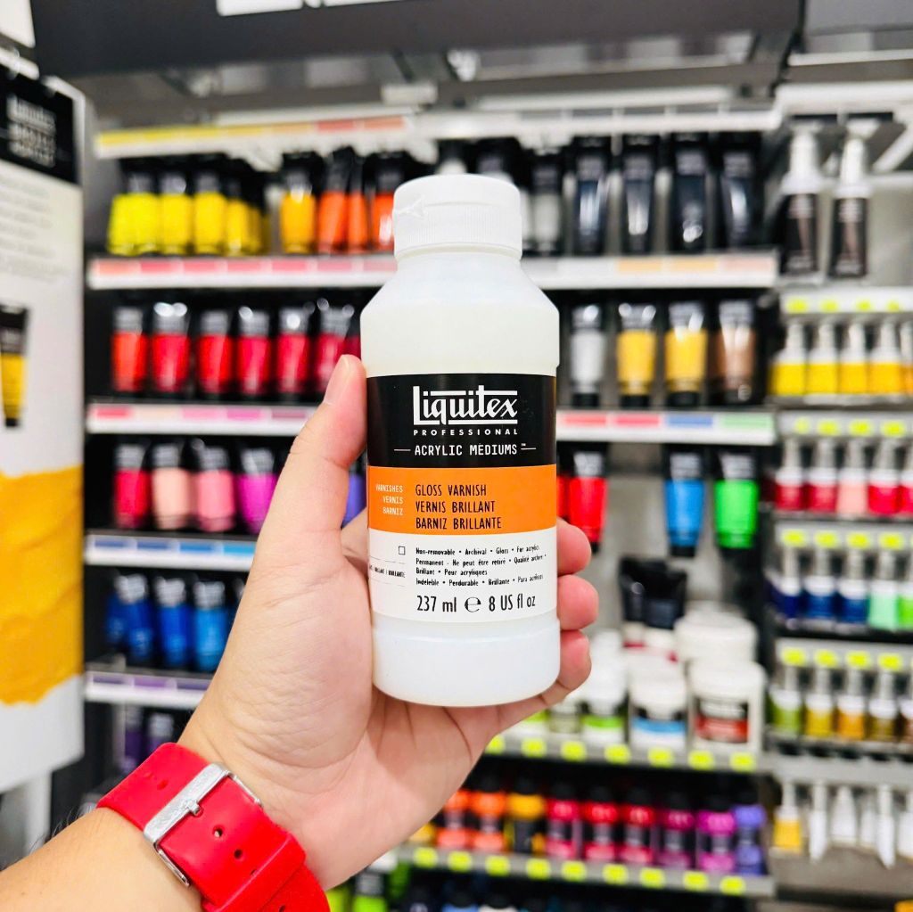 Các Loại Véc Ni Varnish Màu Acrylic hãng Liquitex đủ các dung tích