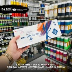 [DA ĐEN] Sơn Dầu Hạng Họa Sĩ Artist Oil Colour của Nga - Master Class Nevskaya Palitra