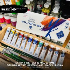 [DA ĐEN] Sơn Dầu Hạng Họa Sĩ Artist Oil Colour của Nga - Master Class Nevskaya Palitra