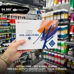 [DA ĐEN] Sơn Dầu Hạng Họa Sĩ Artist Oil Colour của Nga - Master Class Nevskaya Palitra