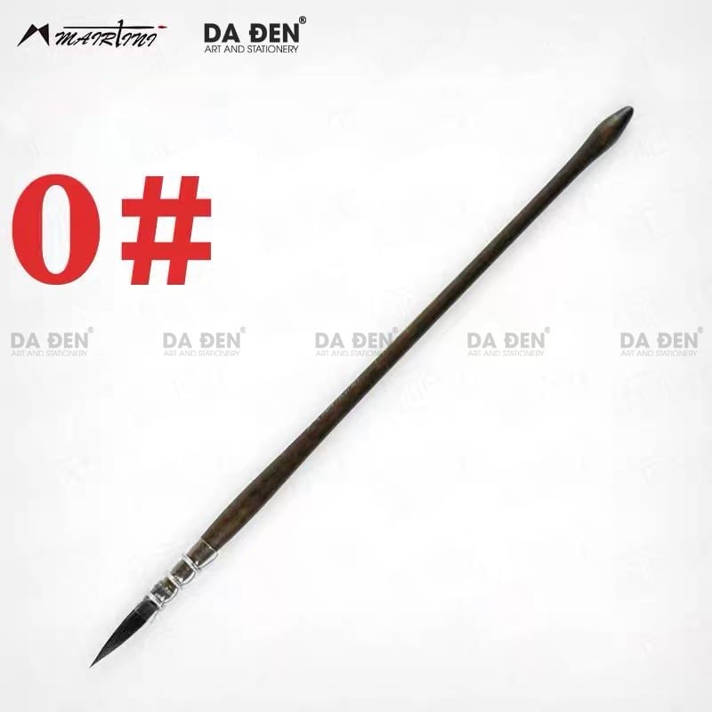 Cọ Mop Mairtini Cao Cấp Dòng 611 (Thân Nâu) - Mix Lông Sóc