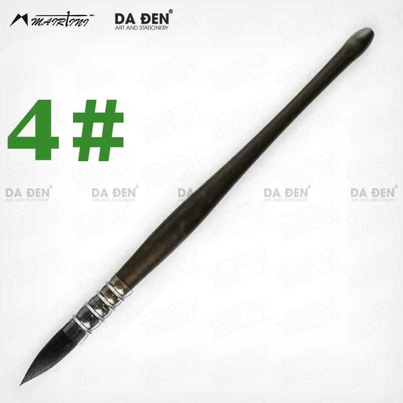 Cọ Mop Mairtini Cao Cấp Dòng 611 (Thân Nâu) - Mix Lông Sóc