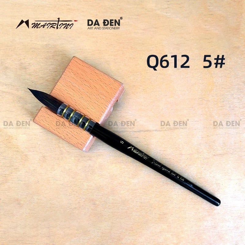 Cọ Mop Mairtini Cao Cấp Dòng 612 (Thân Đen) - Mix Lông Sóc