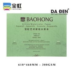 Sổ Vẽ Cao Cấp Baohong Artist's 300gsm 100% Cotton (Cold Press)