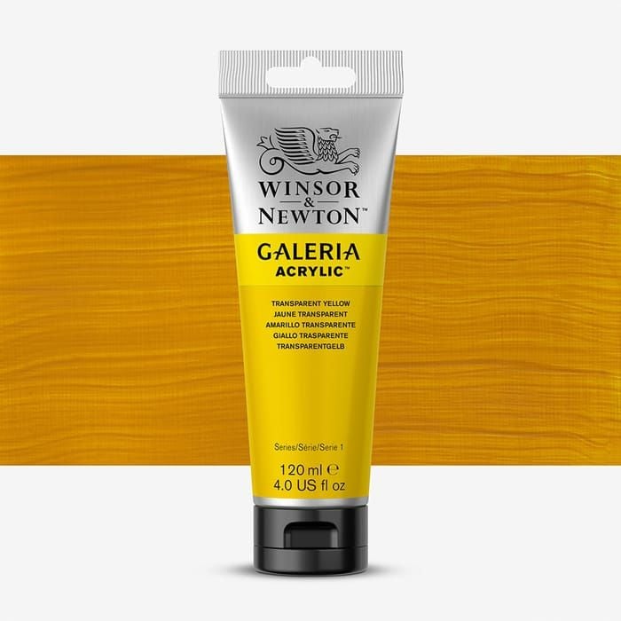 [DA ĐEN] Màu Acrylic Tuýp 120ml Hạng Họa Sĩ Galeria của hãng Winsor & Newton