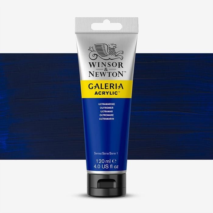 [DA ĐEN] Màu Acrylic Tuýp 120ml Hạng Họa Sĩ Galeria của hãng Winsor & Newton