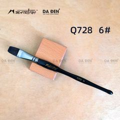 Cọ Vuông Mairtini Cao Cấp Dòng 728 (Thân Đen) - Mix Lông Sóc