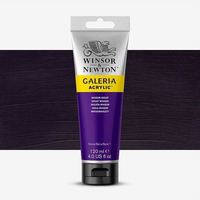 [DA ĐEN] Màu Acrylic Tuýp 120ml Hạng Họa Sĩ Galeria của hãng Winsor & Newton