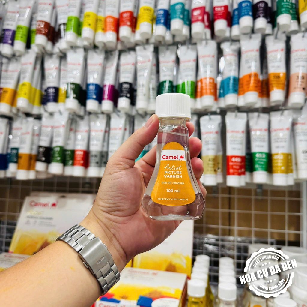 [DA ĐEN] Phủ Bóng - Artist Picture Varnish của thương hiệu Camel - Kokuyo Camlin