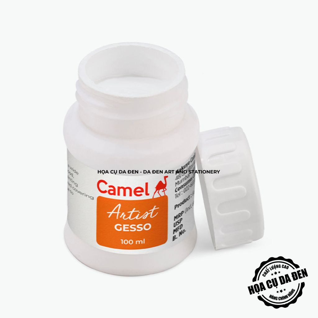 [DA ĐEN] Sơn Lót Đầu Tiên Gesso Artist của thương hiệu Camel - Kokuyo Camlin