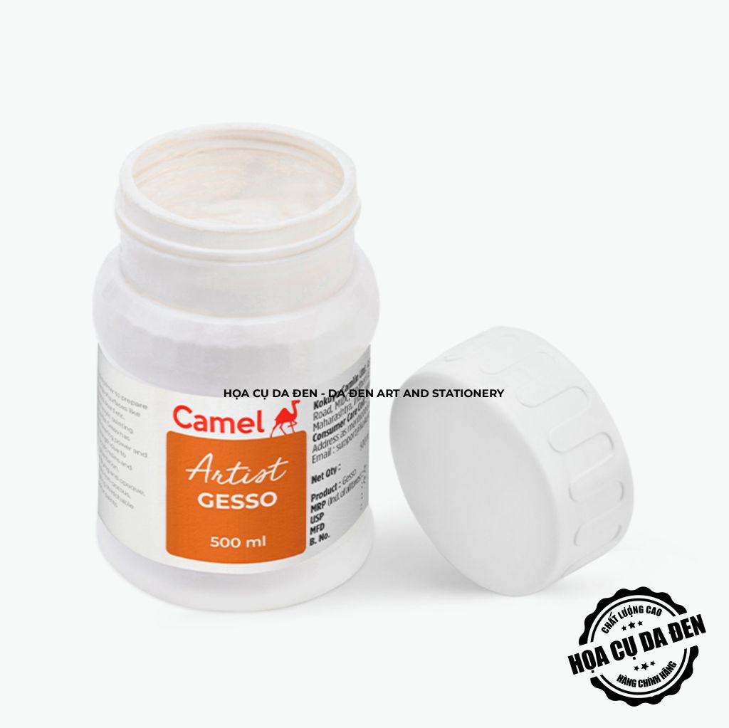 [DA ĐEN] Sơn Lót Đầu Tiên Gesso Artist của thương hiệu Camel - Kokuyo Camlin