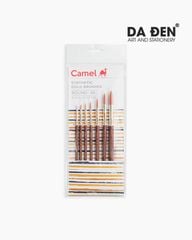Cọ Vẽ Camel Synthetic Gold Brushes - Set 7 Cọ Tròn