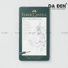 Chì Phác Thảo Faber-Castell 9000 Pencils Hộp Thiếc 12 Cây