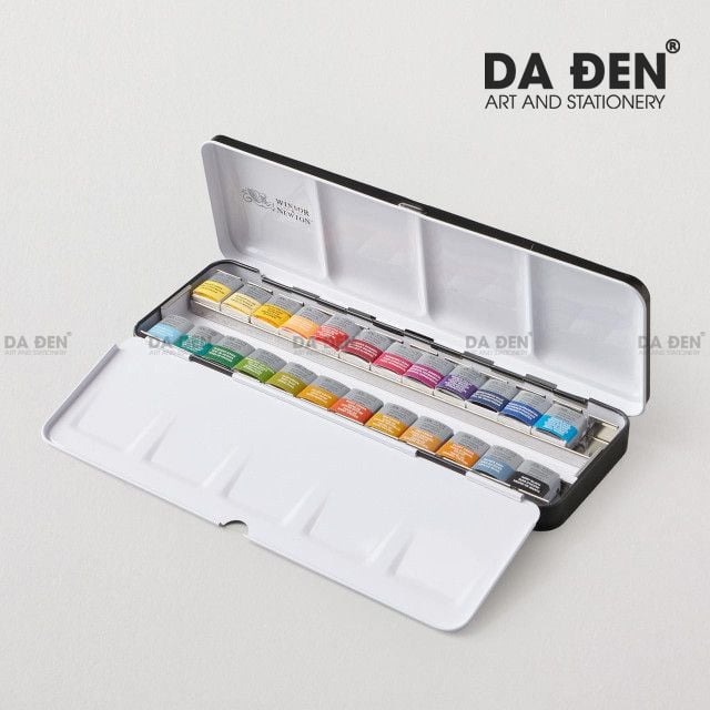 Màu Nước Winsor & Newton Professional Watercolour Set of 24 Màu Pan Nén