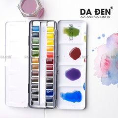 Màu Nước Winsor & Newton Professional Watercolour Set of 24 Màu Pan Nén