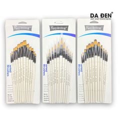 Bộ 12 Cọ Keep Smilling Thân Trắng (A6075)