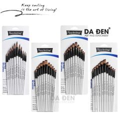 Bộ 12 Cọ Keep Smilling Thân Trắng (A6075)