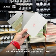 Giấy Màu Nước BaoHong 100% Cotton Postcard Hộp 20 Tờ (Dòng Academy)