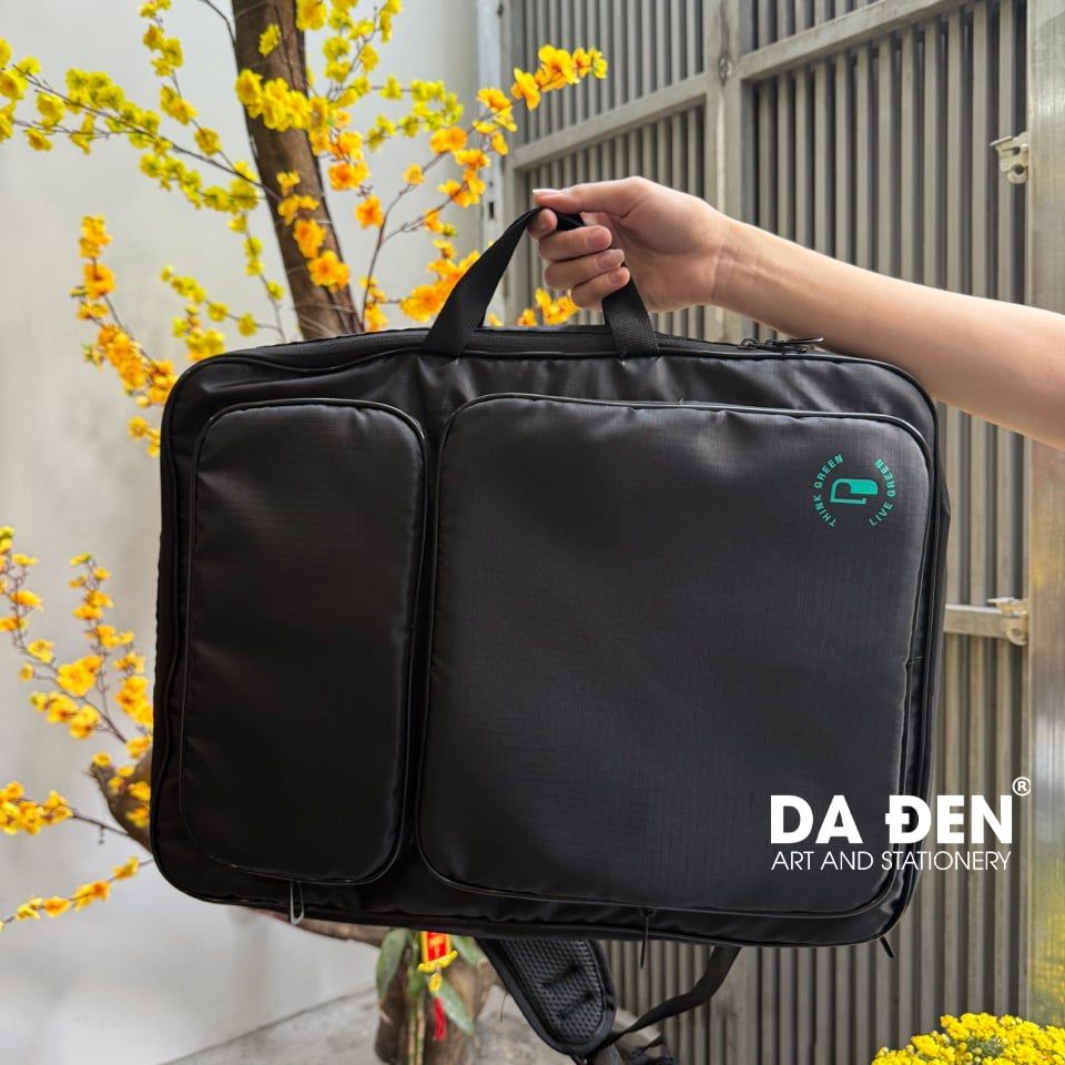 Balo Cặp Đựng Dụng Cụ Bảng Vẽ Giấy A3 P - Green