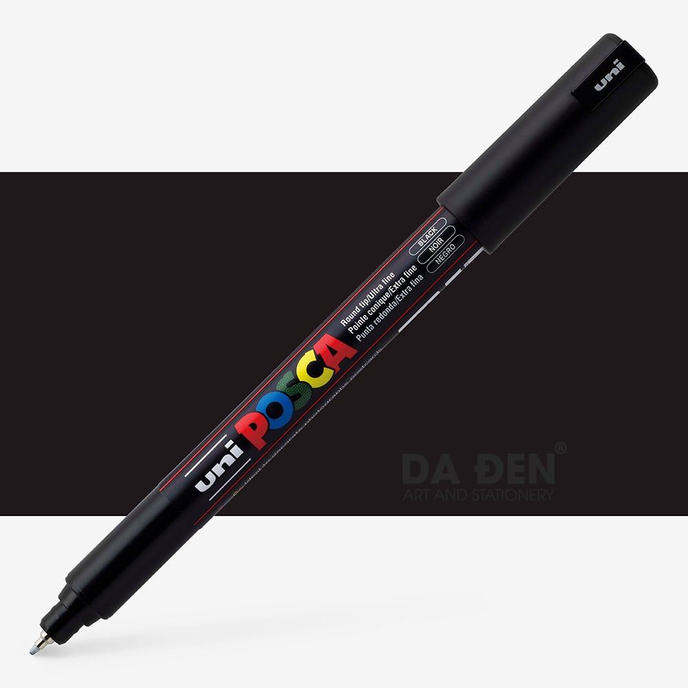 Bút Uni Posca PC-1MR Viết Vẽ Trên Nhiều Chất Liệu (0.7mm) (Thiệp, Gỗ, Giấy Bóng......)