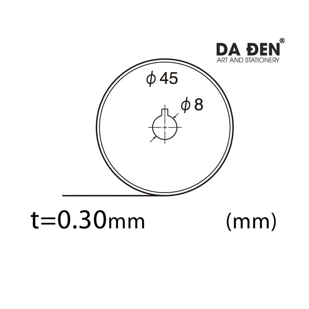 Dao Cắt Tròn NT Cutter RO-1000GP – Thân Kim Loại, Lưỡi 45mm