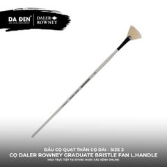 [DA ĐEN] Cọ Quạt Thân Dài Daler Rowney Graduate Long Handle Bristle Fan Brush