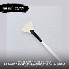 [DA ĐEN] Cọ Quạt Thân Dài Daler Rowney Graduate Long Handle Bristle Fan Brush