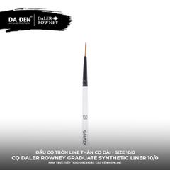 [DA ĐEN] Cọ Đi Nét Line Thân Dài Daler Rowney Graduate Synthetic Liner Brush Size 10/0