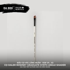 ĐEN] Cọ Vác Xéo Lông Ngắn Daler Rowney Graduate Synthetic Angle Shader Brush
