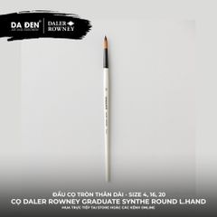 [DA ĐEN] Cọ Tròn Thân Dài Daler Rowney Graduate Long Handle Synthetic Round Brush