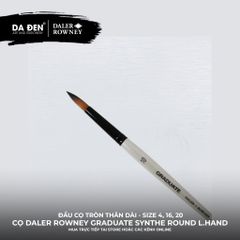 [DA ĐEN] Cọ Tròn Thân Dài Daler Rowney Graduate Long Handle Synthetic Round Brush